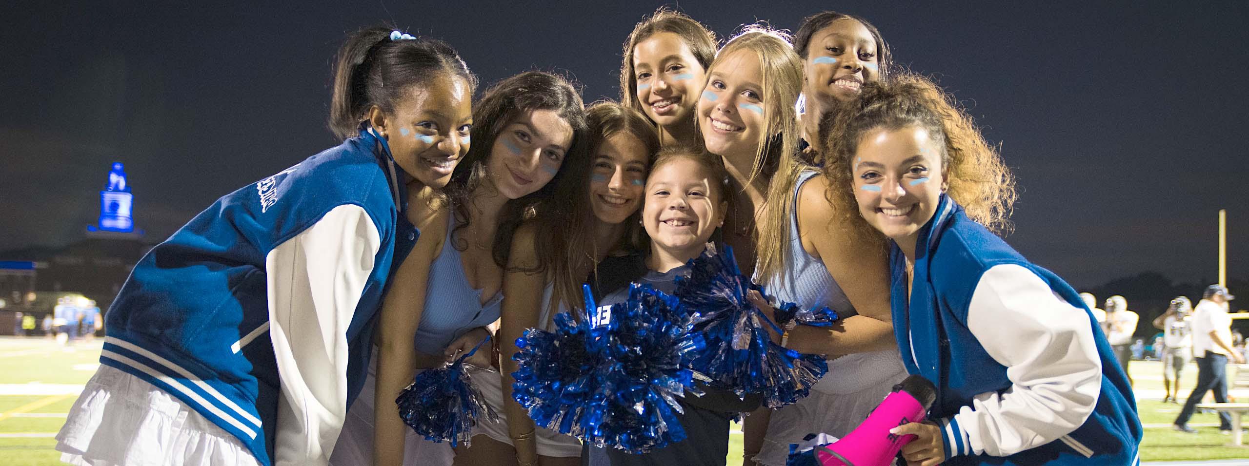 Blue Devil Night Dance Team girls